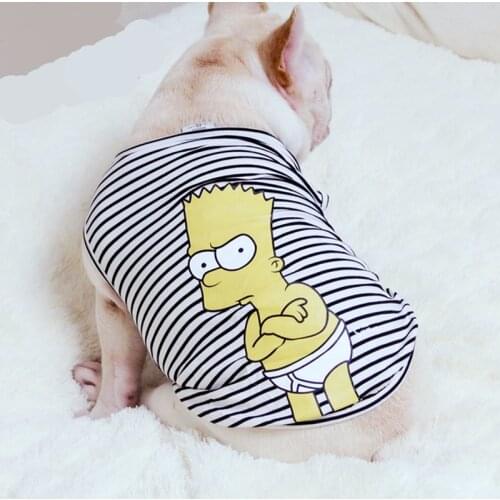 [MPK Store] New Design Dog Clothes, Dog Vest, Cartoon-inspired design, Bulldog Clothes