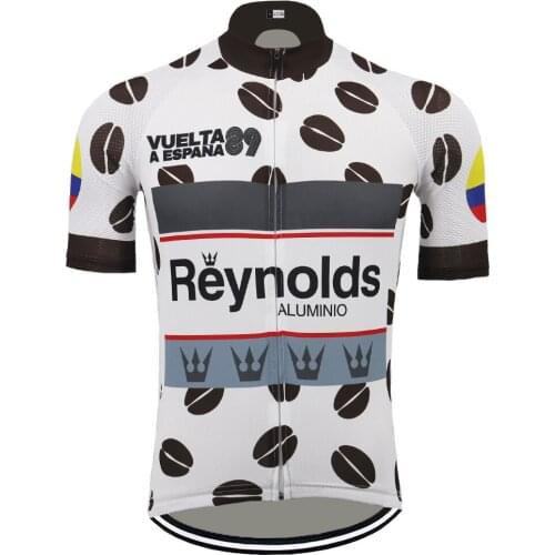 Retro Pro Team Men Cycling Jersey Short Sleeve MTB Classic Racing Clothes Outdoor Sport Mountain Bike Wear Maillot Ciclismo Road