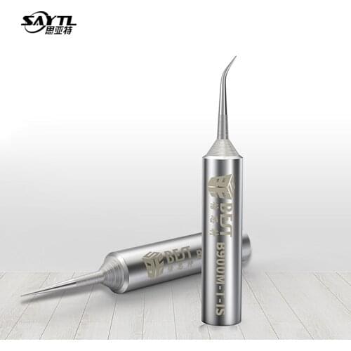 0.2mm Soldering Iron Tips 900M-T-I/900M-T-IS Oxygen-free Copper Fly Line Welding Tips for Hakko 936/937 Soldering Station