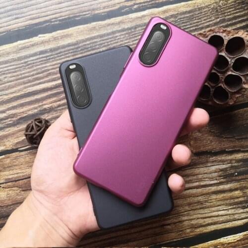 Simple solid color ultrathin Frosted mobile phone case for Sony Xperia 1 II 5II 10II Anti slip and anti drop All inclusive case