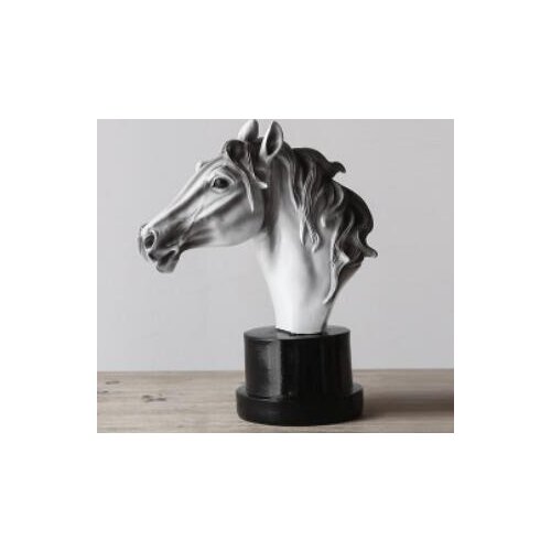 Manufacturers direct european-style horse head desk books by decorative supplies model room placed parts resin process horse hea