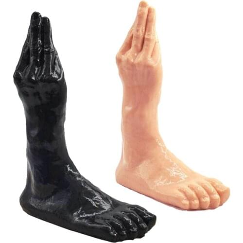 Sex products fisting dildo anal plug suction big hand Foot Anal stuffed butt plug large penis fist masturbate sex toys women men