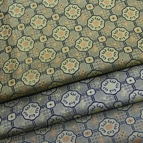 Width 55'' Chinese Style Spinning Song Brocade Fabric By The Half Yard For Packing Box Hanfu Material