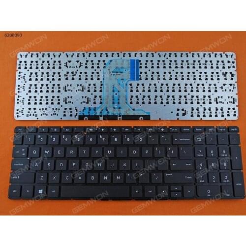 Replacement laptop notebook keyboard for HP Pavilion 15-AC 15-AF 250 G4 255 G4 BLACK US language for Win8