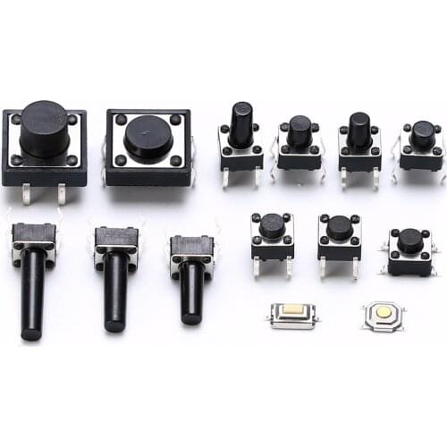 140pcs 14 Types Momentary Tact Push Button Switches Mayitr Tactile Miniature Pushbutton Switch
