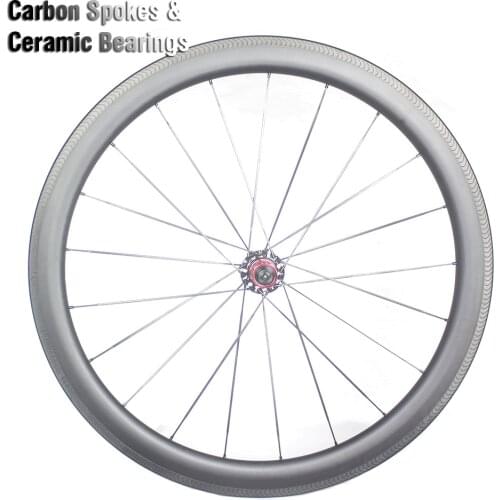EXPLORER Carbon-Wheelset 30/50mm*26mm Rim Brake/ V Brake Carbon Spokes Ceramic Bearings UD Highend 700C Showstopper Brake Track
