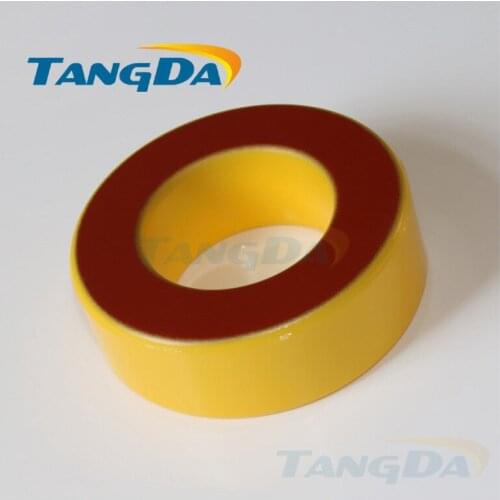 Tangda Iron powder cores T94-8 OD*ID*HT 24*14*8 mm 25nH/N2 35uo Iron dust core Ferrite Toroid Core toroidal yellow red