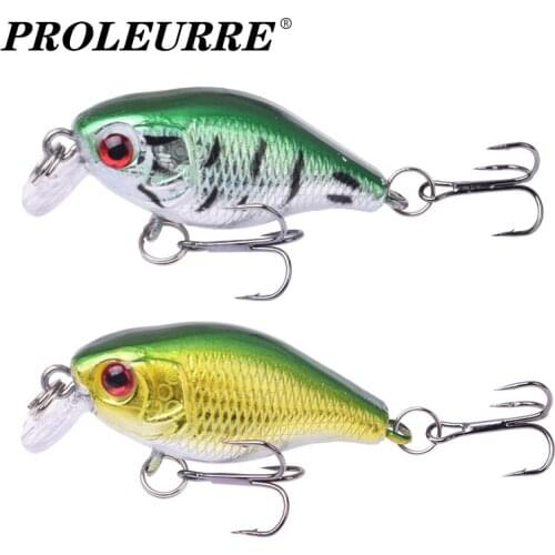 1Pcs Floating Crank Fishing Lures 45mm 4g Artificial Plastic Hard Bait Minnow Trolling Tackle Wobblers For Carp Bass Crankbaits
