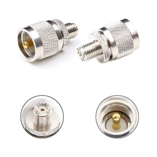 10pcs Mini UHF Female To UHF Male plug Coaxial RF Adapter Connectors