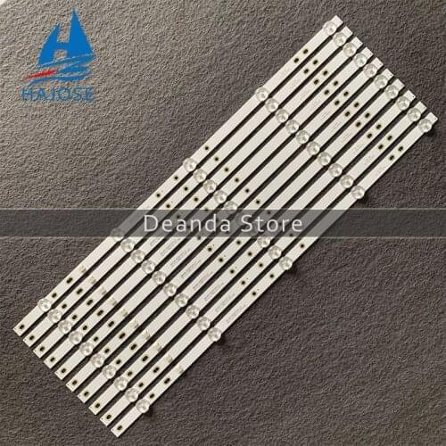 10 PCS New LED Backlight For BAIRD TI5510DLEDDS 55LEX-6027/UTS2C 2W2006-DS55M7800-01 DS55M78-DS02-V01 DSBJ-WG