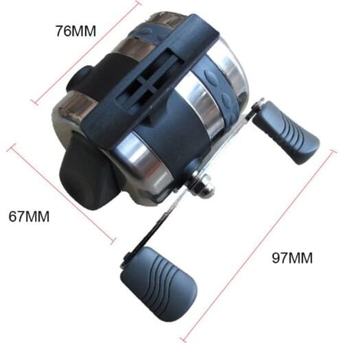 2021 Top Fishing Reel for Slingshot Shooting Dart Stainless Steel Closed Fishing Wheel Outdoor Hunting