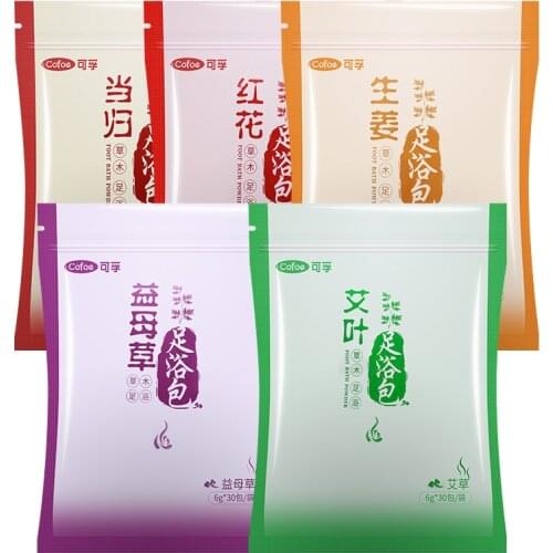 30 pcs Chinese Medicine Foot SPA Lymphatic Health Foot Bath bag Improve Sleep Beautify Skin Dispel Dampness Natural Herb