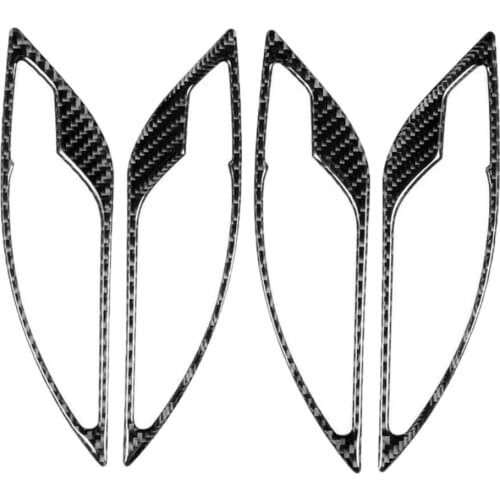 4Pcs Car Inner Handle Frame Inner Door Handle Cover Trim Sticker for -BMW X1/E84 2011-2015