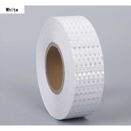 5cmx3m Reflective Bicycle Stickers Adhesive Tape for Bike Safety White Red Yellow Blue Bike Stickers Bicycle Accessories