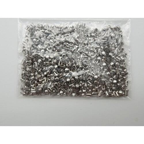 500 pcs crafts Silver Spikes Rivets Four Claw Nail Metal DIY For Clothing Garment Beads Machine Accessories