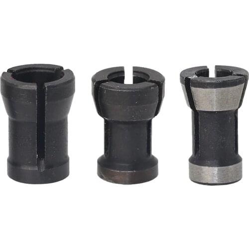 6/6.35/8mm HSS Collect Chuck Adapter Head Converter Router Clamp Holder Tool Accessories for Trimming Machine Electric Woodwork