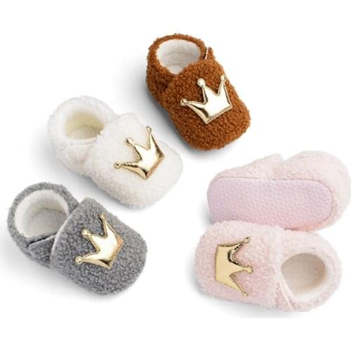 Soft Sole Baby Girl Shoes Baby First Walker Boots Newborn Kid Shoes Infant Warm Boot Crib Shoes Autumn Winter Baby Girl Booties