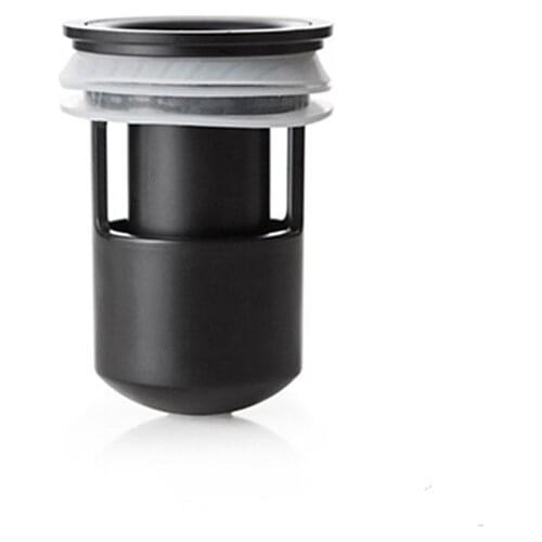 Deodorant Floor Drain Core Seal Side Open Drainer Black Leakage-proof Plug For Bath Shower Bathroom ABS Core