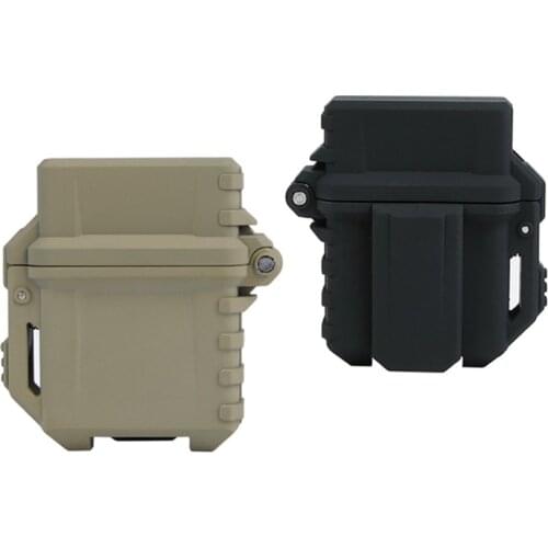Outdoor tools Tactical Lighter Storage Case Universal Portable Box Container Organizer Holder Light For camping & hiking