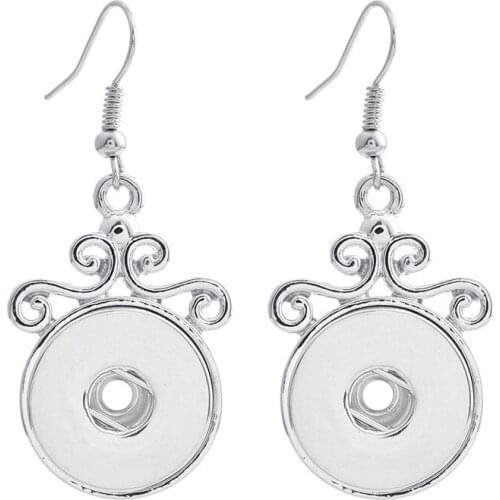 XH667 Classica Snap Button Earring (fit 18mm 20 Button)