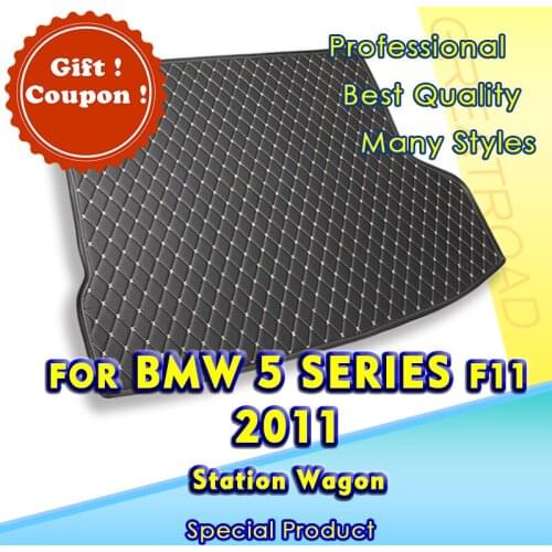Car Trunk Mat For BMW 5 Series F11 Station Wagon 2011 Cargo Liner Carpet Interior Accessories Cover