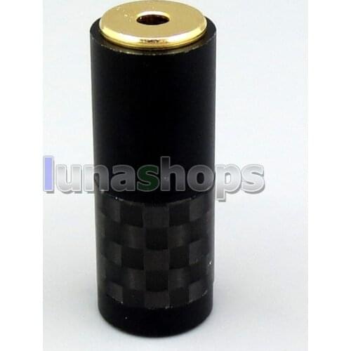 LN006286 CYH-Series High Quality Black Carbon Barrel 2.5mm TRRS 4 Poles Female Custom DIY Adapter