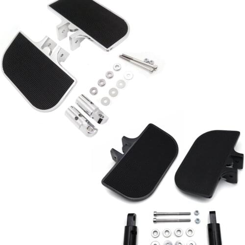 Motorcycle Parts Chrome Passenger Mini Floorboards Rear Footboard Foot Pegs For Harley-Davidson Electra Glide Softail Fat Boy