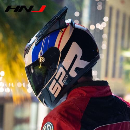 Send Gloves And Mask Full Face Motorcycle Helmet Racing Helmet Casco Moto Universal Motocross For Men And Women Casque