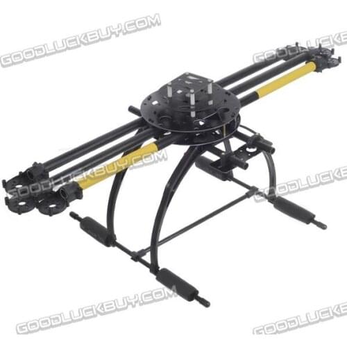 ATG 650-X6-16 16mm Arm 14" Prop Glass Folding Frame Hex rotor Hexa Multi-copter