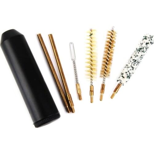 7pcs Pocket Size Gun Cleaning Brushes Kit for Cal.38/357 9mm
