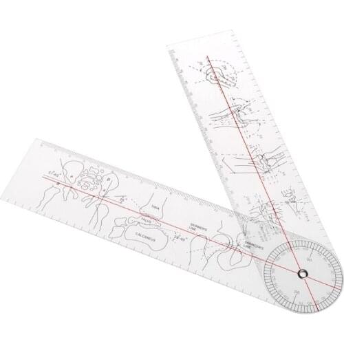 2019 New Medical teaching Goniometer Angle Medical Ruler Rule Joint Orthopedics Tool Instruments Plastic