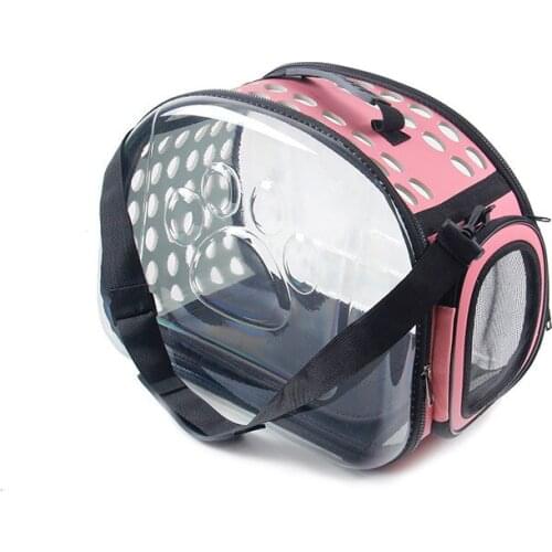 Pet Bag Out Portable Bag Transparent Bag Dog Cage Air-permeable Cat Backpack Cat Supplies 2PCS Per package