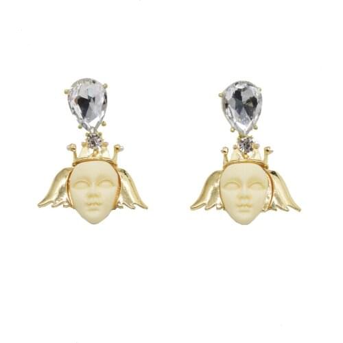 Retro Earrings Cold Wind Personality Design Face Fashion Sense Earring Drop Earrings female Trend