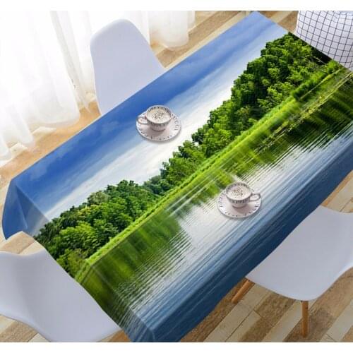 3D Sky Tablecloth Table Cover Cloth Birthday Party