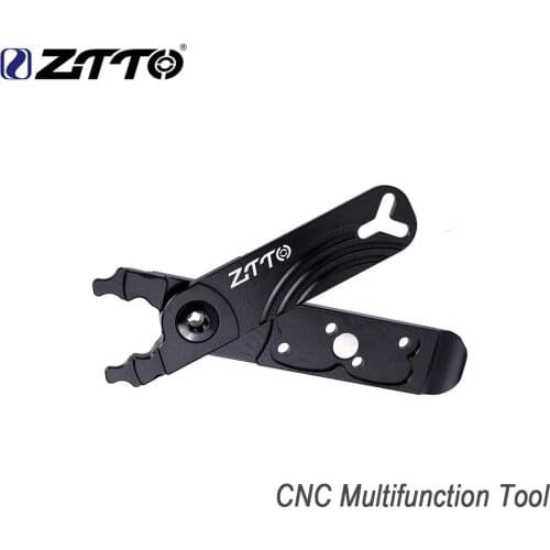 ZTTO MTB road bike CNC Bicycle Master link Plier Valve Tool Tire Lever Missing Link Box 4 in 1 Multifunction Tool