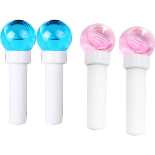 1 Pair Facial Ice Globe Facial Roller for Cold or Hot Skin Massagers for Face and Eye Rollers Face Lift Devices