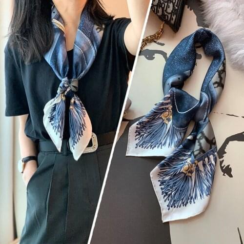 100% Silk Scarf Shawl NEW Tassels Print Fashion Scarves Wraps for Women Square Scarves Foulard 35"
