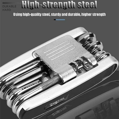 13 In 1 Bicycle Multifunction Repair Tool Kits Tire Repairing Set Hex Spoke Screwdriver Chain Cutter Steel MTB Bike Cycling Tool