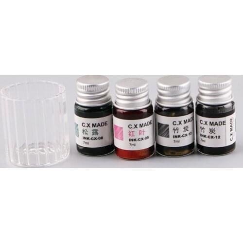 7PCS/SET Handmade Floral Glass Pen Dip Writing Ink Signature Pens Set for School Stationery Gifts Art Decoration Supplies