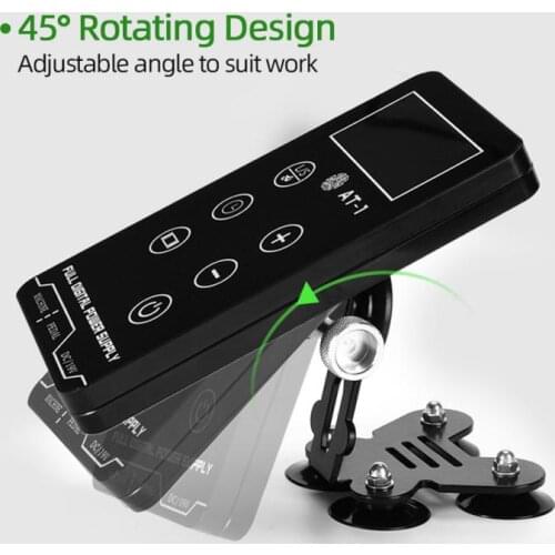 ATOMUS Hardcover Blue Light Touch Screen Adjustable Tattoo Power Supply Intelligent Digital LCD Tattoo Machine Set US/EU/UK
