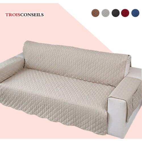 1/2/3 Seat Sofa Covers for Living Room Couch Cover Chair Throw Pet Dog Kid Mat Furniture Protector Reversible Armrest Slipcovers