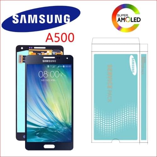 SUPER AMOLED 5.2" display for SAMSUNG Galaxy A5 2015 LCD A500 Display A500F A500M SM-A500F Touch Screen Digitizer Replacement