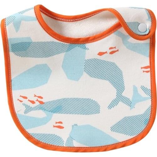 Newborn Baby Bibs Waterproof Saliva Towel Scarf Infant Burp Cloths Feeding Apron Q9QB