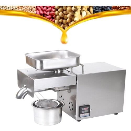 Intelligent Oil Press Machine Automatic Oil Presser Household and Commercial Stainless Steel Hot Cold Oil Extractor Expeller