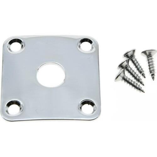 KAISH Chrome Metal Curved Bottom Jack Plate Square Jackplate