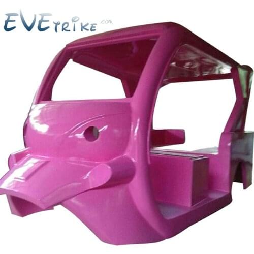 Fashion sexy fiberglass body or ABS plastic uptake vacuum forming tricycle body complete one piece or several pieces design make