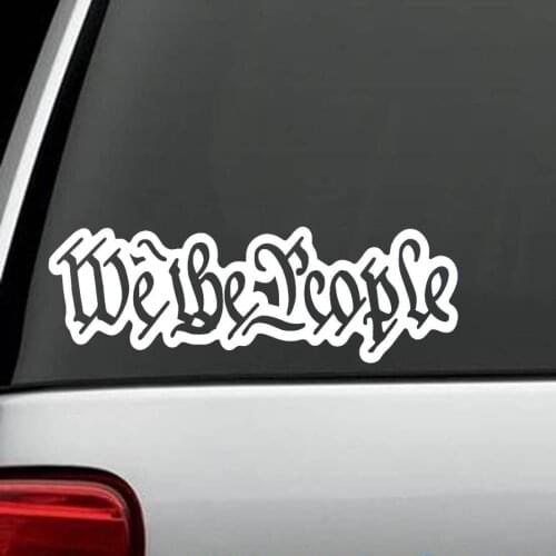 For WE THE PEOPLE American Constitution Decal Sticker Art Car Styling