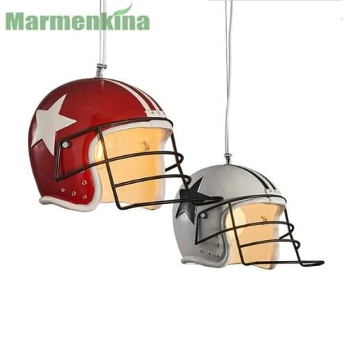 Nordic minimalist restaurant bar clothing shop helmet resin chandelier modern minimalist bar cafe creative lamp