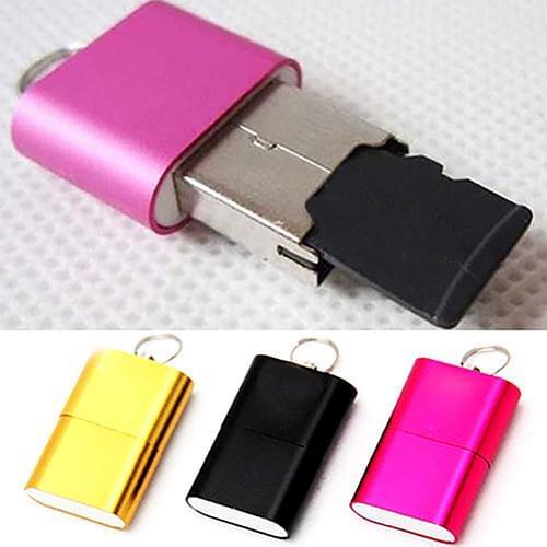 Random Color New Arrival Cool High Speed Mini USB 2.0 Micro SD TF T-Flash Memory Card Read