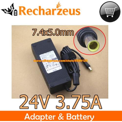 Original RESMED 24V 3.75A 90W AC Adapter IP22 370002 R370-7232 R370-7407 AD501 DA90A24 Power Supply Laptop Charger